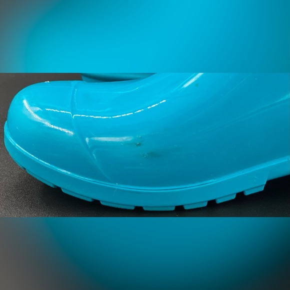 Enamel Blue Ugg Women’s Sienna Rain Boots Size 7 - Picture 9 of 16